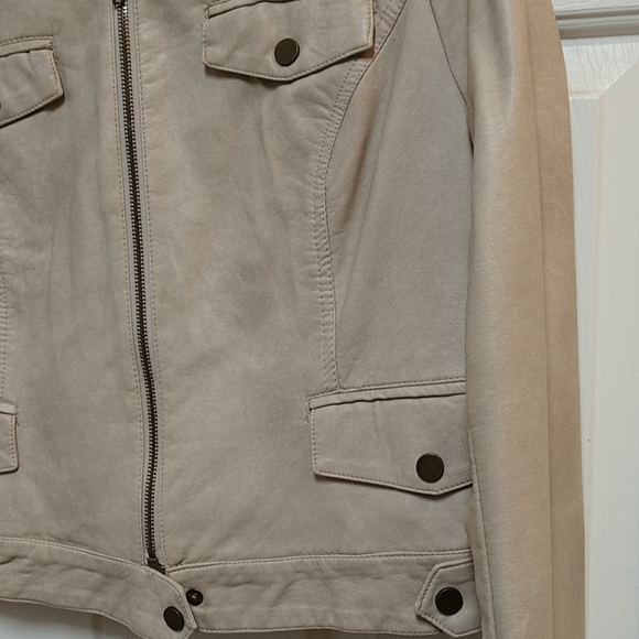a.n.a Faux Pebbled leather jacket - Picture 2 of 8